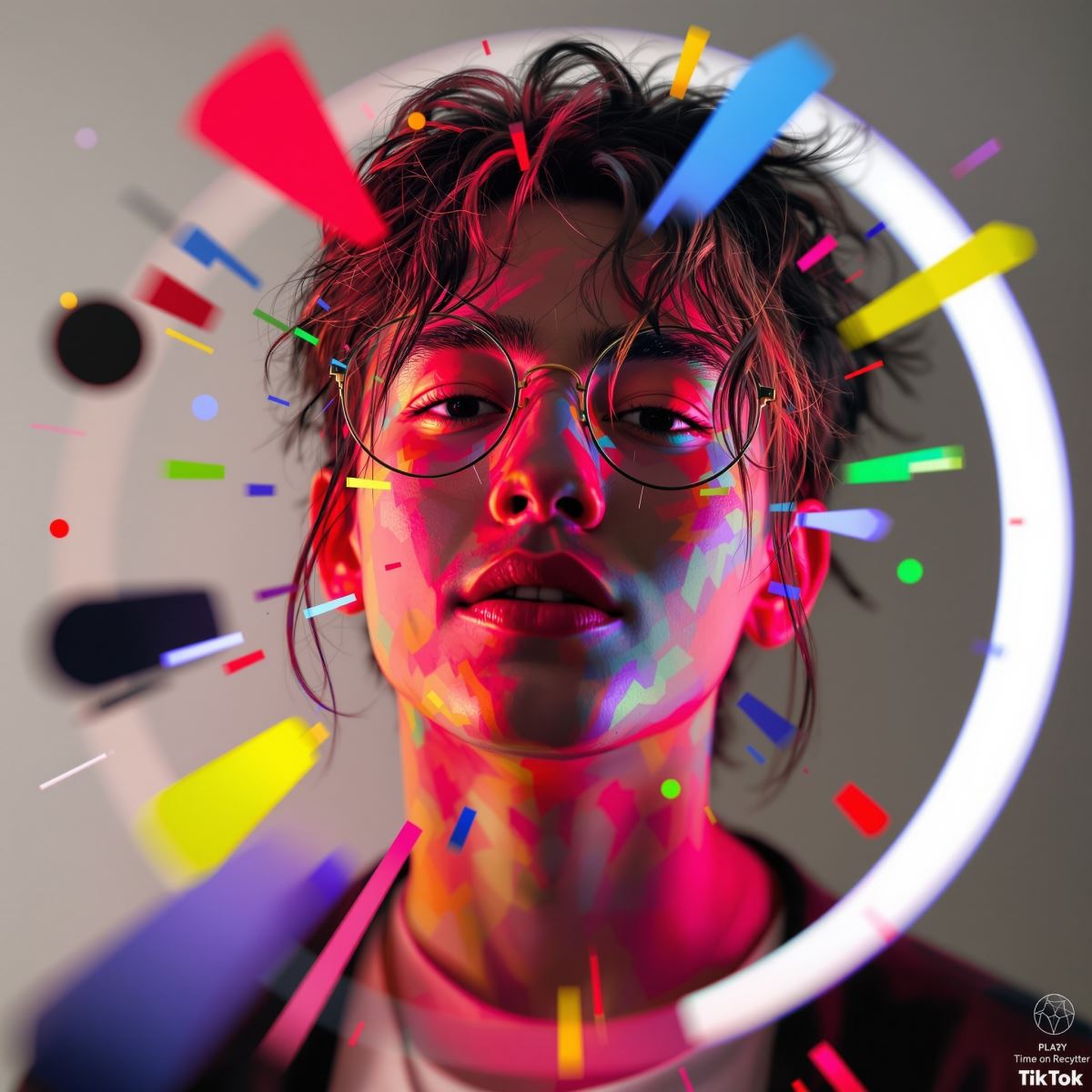 TikTok profile icon with aggressive clarity and strong viral-style presence