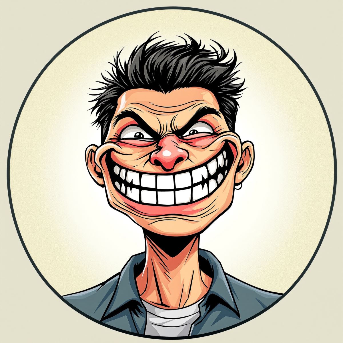 Troll PFP optimized for meme presence and standout avatar recognition