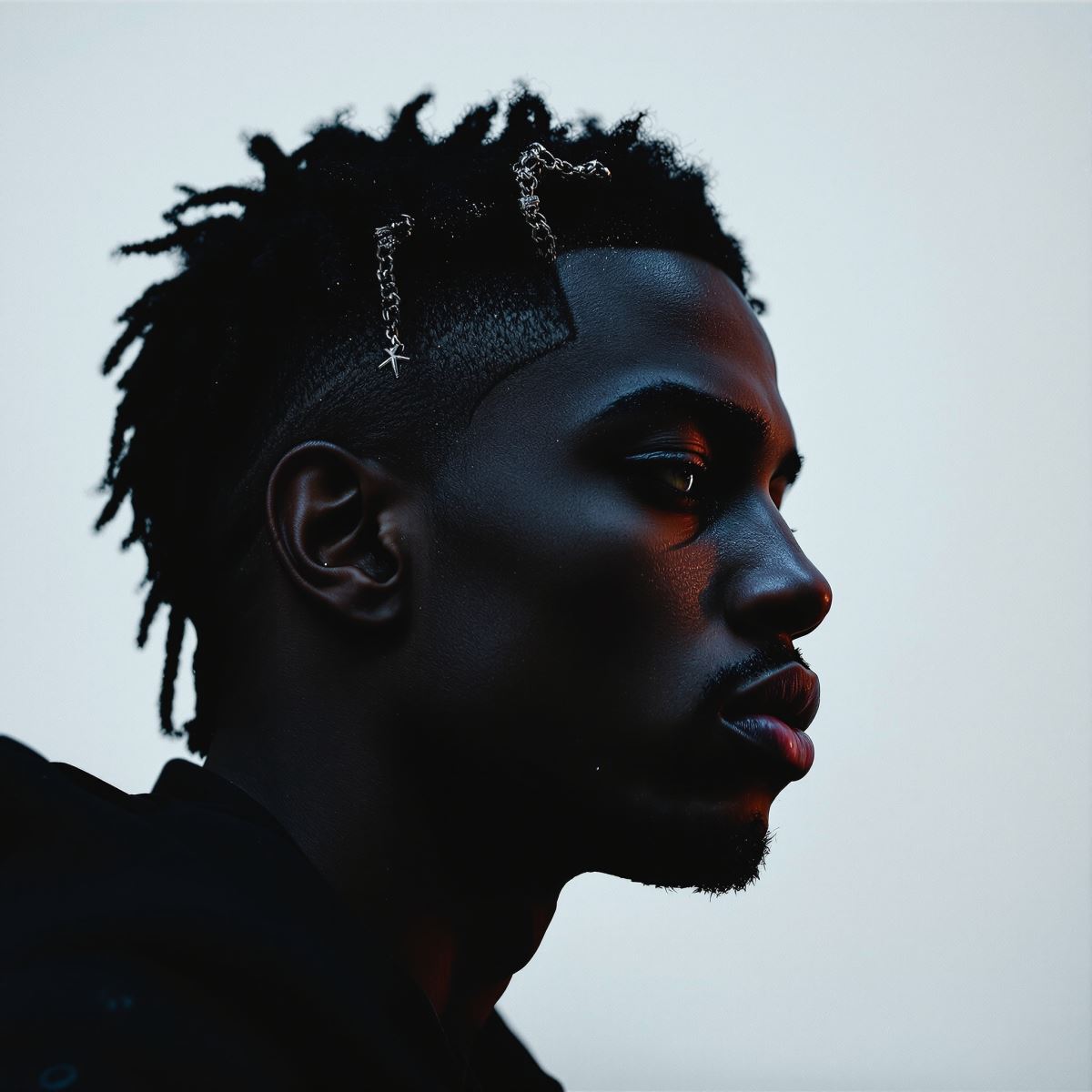 XXXTENTACION PFP avatar with black and violet emotional identity signal