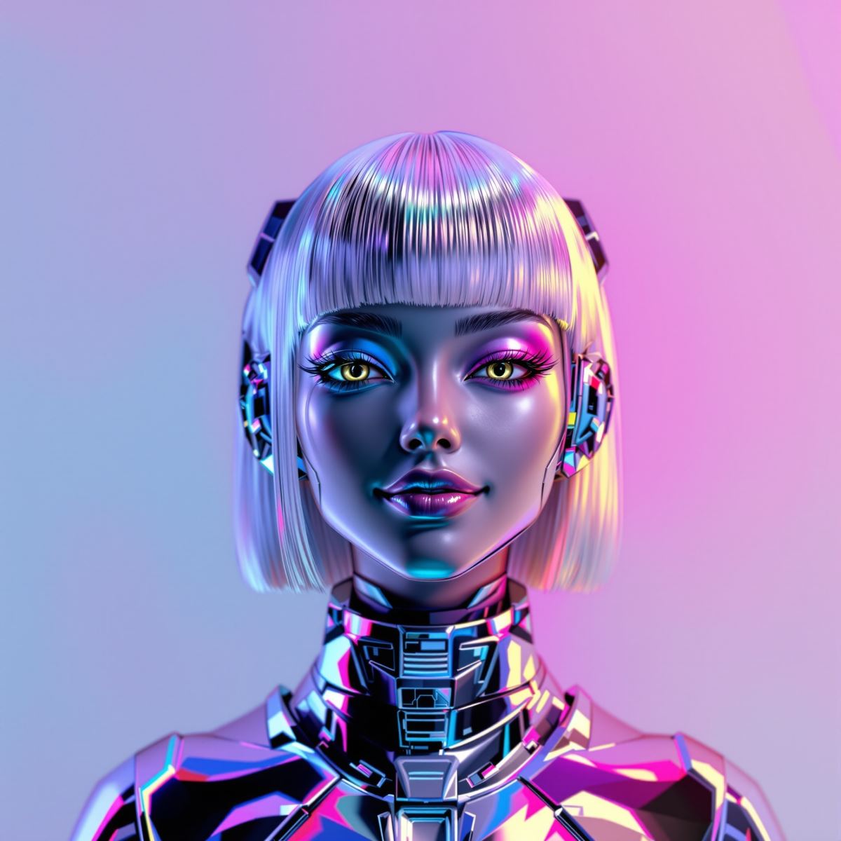 glitch-inspired Y2K avatar with cyber distortion and stylish PFP energy