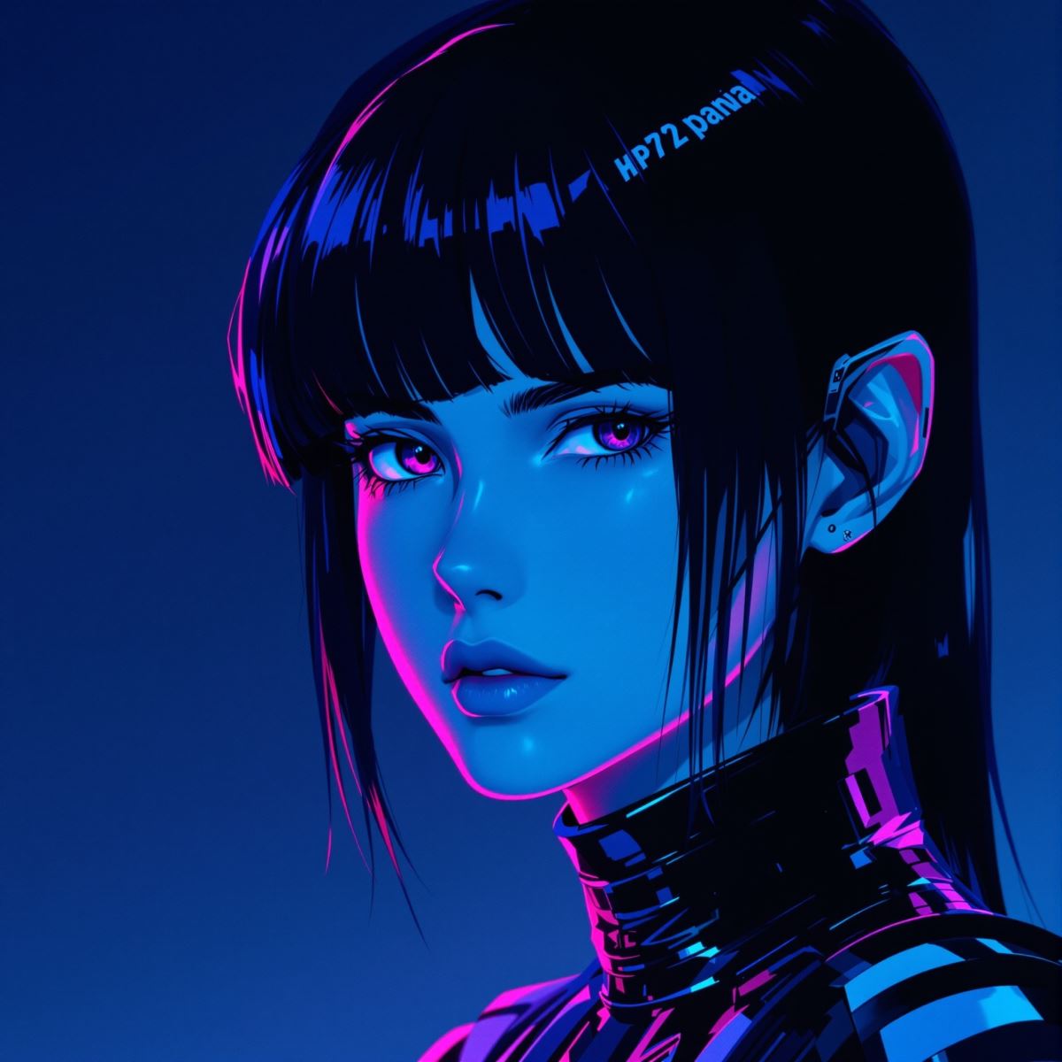 virtual aesthetic Y2K avatar with dreamy PFP atmosphere and digital nostalgia