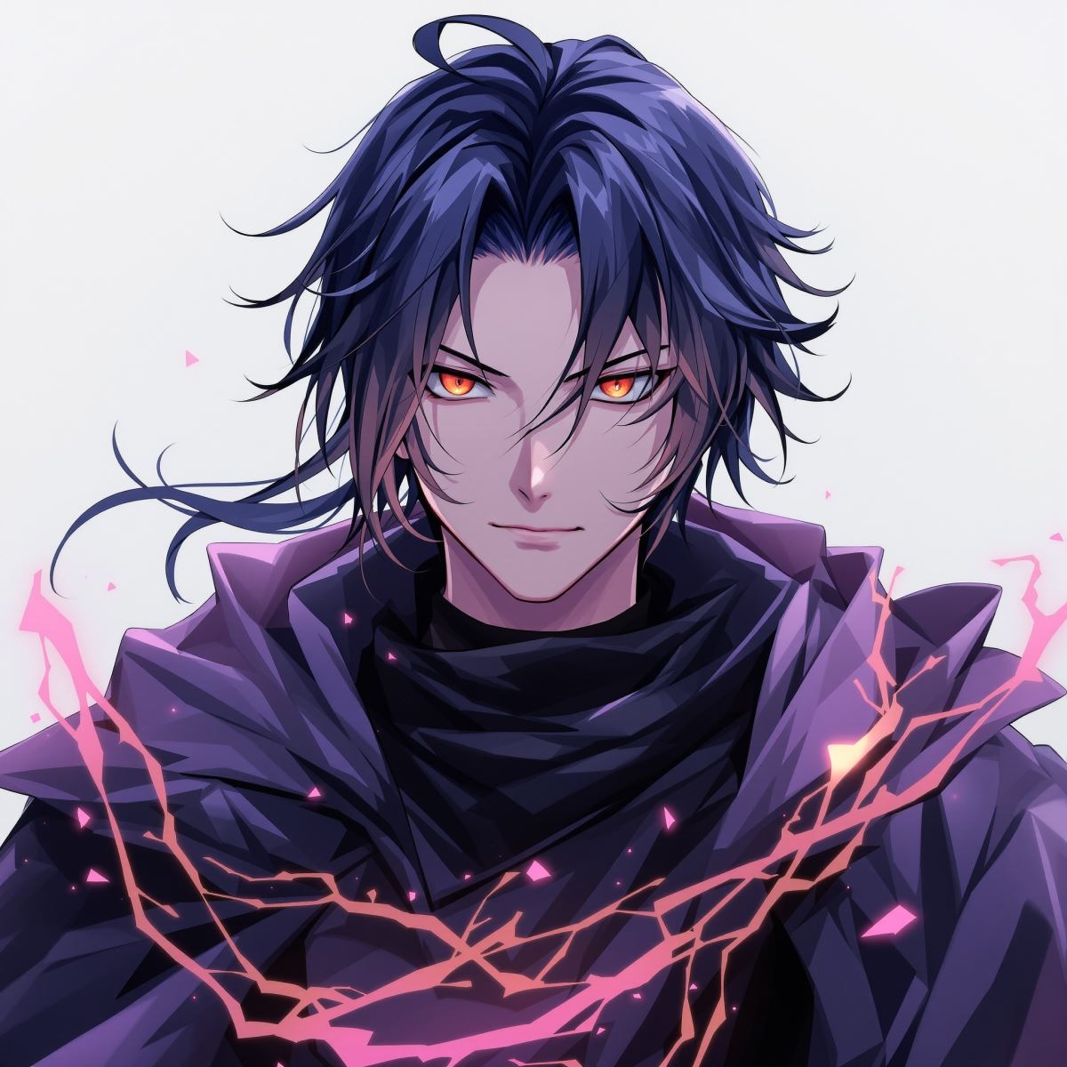 Shadow focus Yuta PFP avatar with restrained supernatural energy