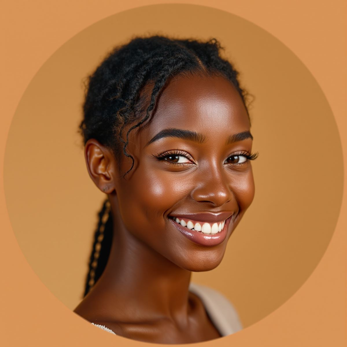Color PFP with black girl identity and strong expressive profile presence