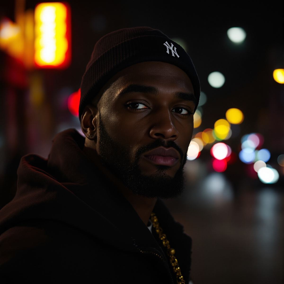 focused King Von avatar with sharp PFP clarity and intense visual energy