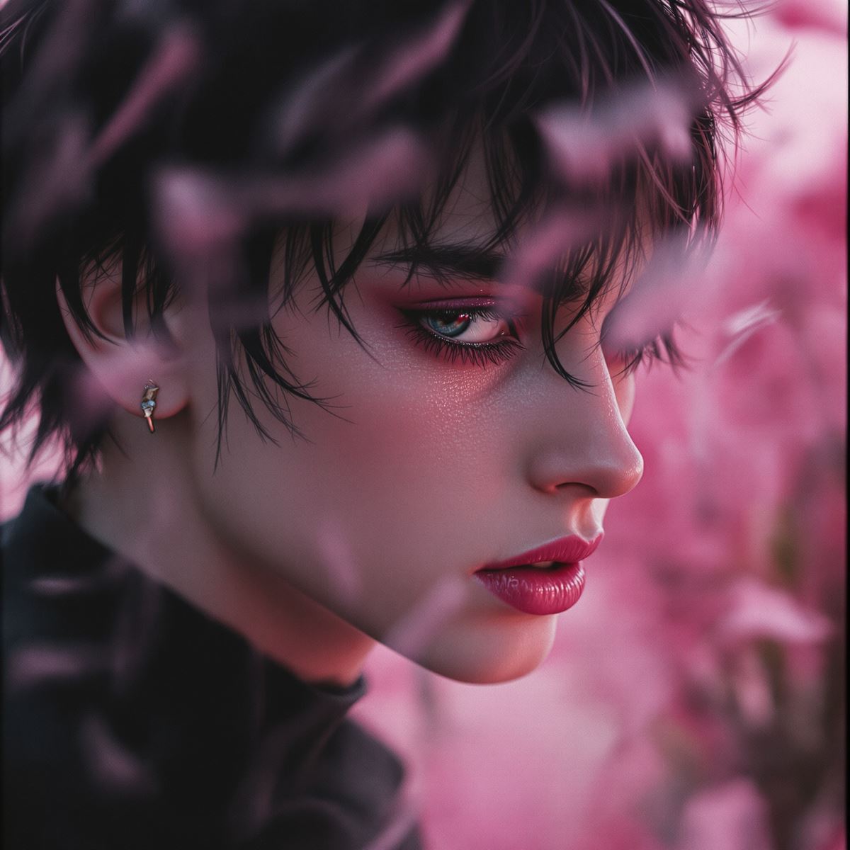 Lil Peep avatar with vulnerable mood, clean PFP clarity, and soft emotional tone