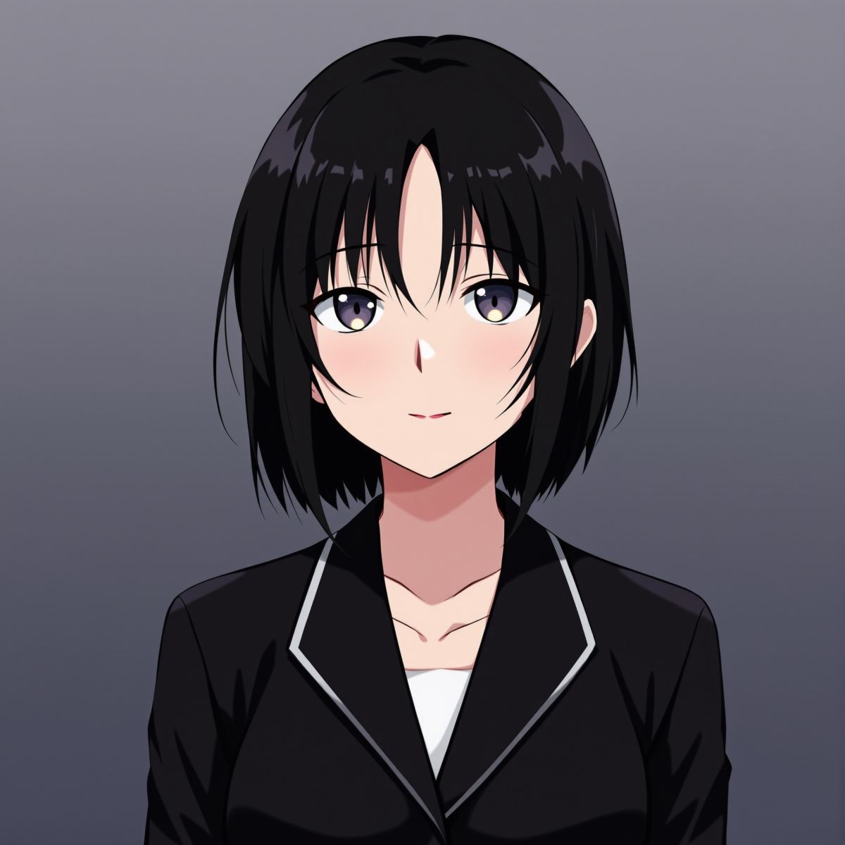 Megumi PFP with balanced expression and calm anime identity