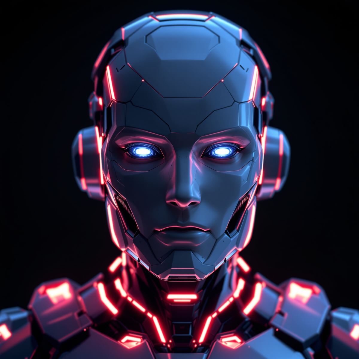 Metal Sonic profile avatar with robotic identity and precision-driven presence