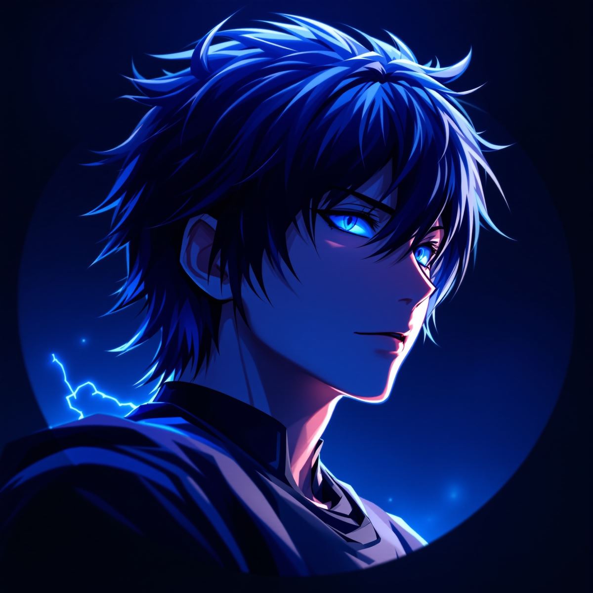 Nagi Blue Lock avatar designed for lazy prodigy energy and clear digital presence