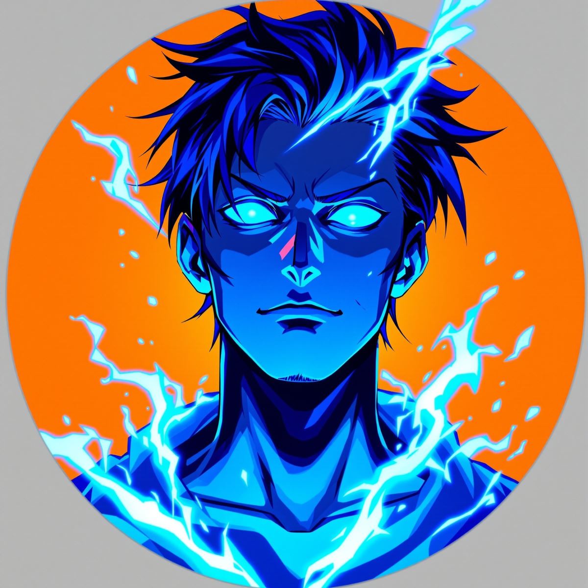 Nagi Blue Lock PFP optimized for cool dominance and strong avatar visibility