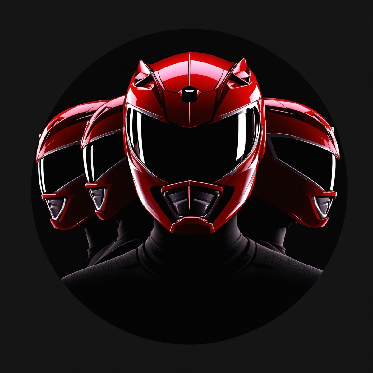 Power Rangers avatar with team PFP energy and color-driven identity signaling