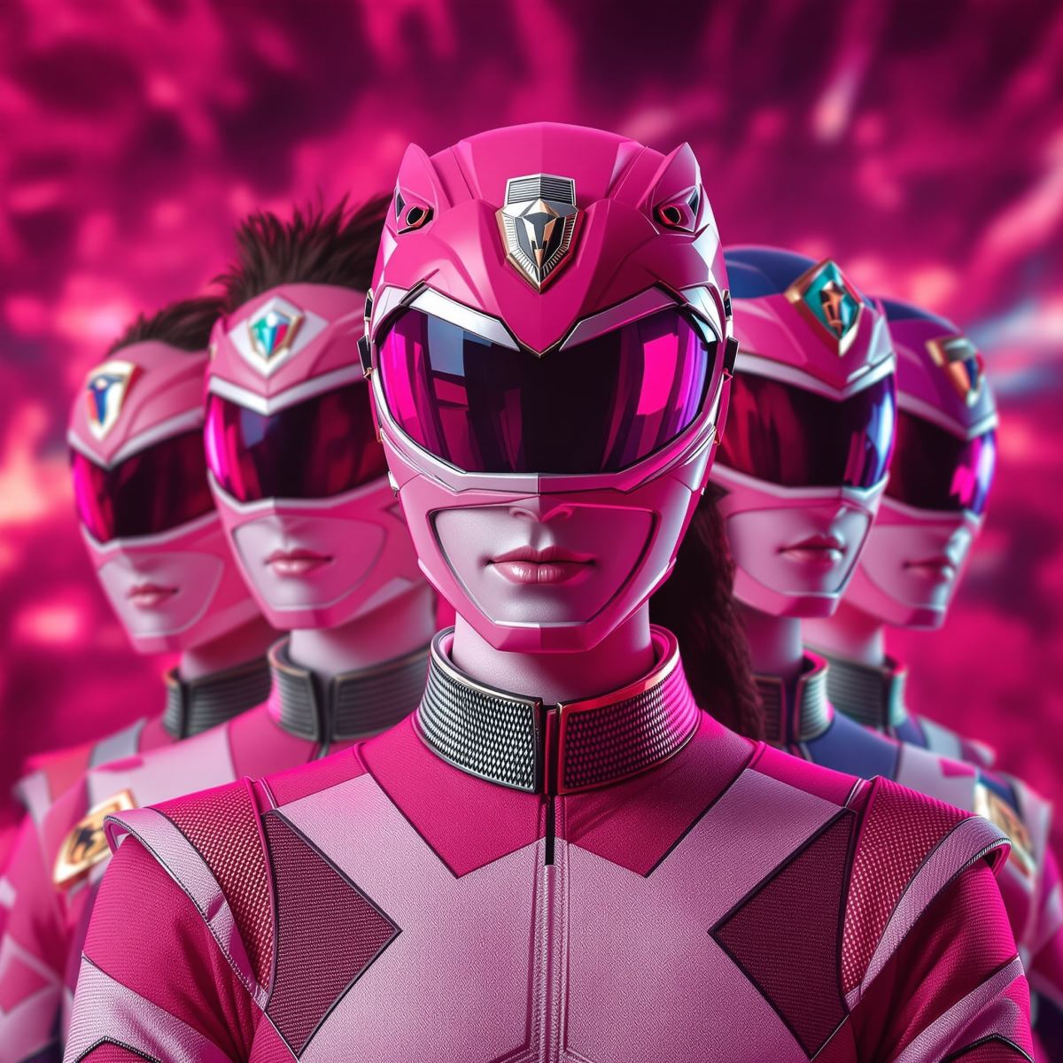Power Rangers profile picture with team avatar energy and strong identity focus