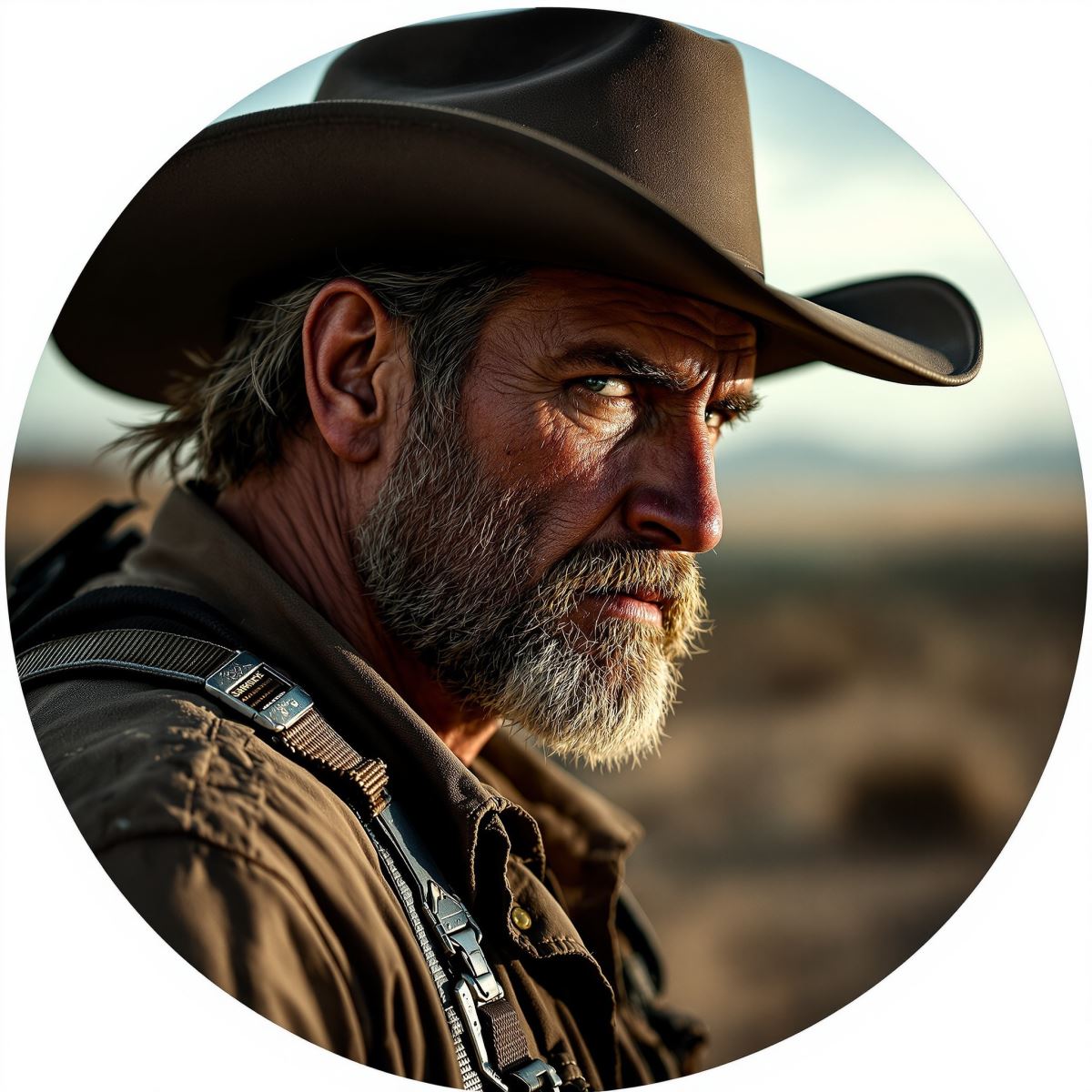 Rick Grimes avatar PFP designed for survival identity and clear visual focus