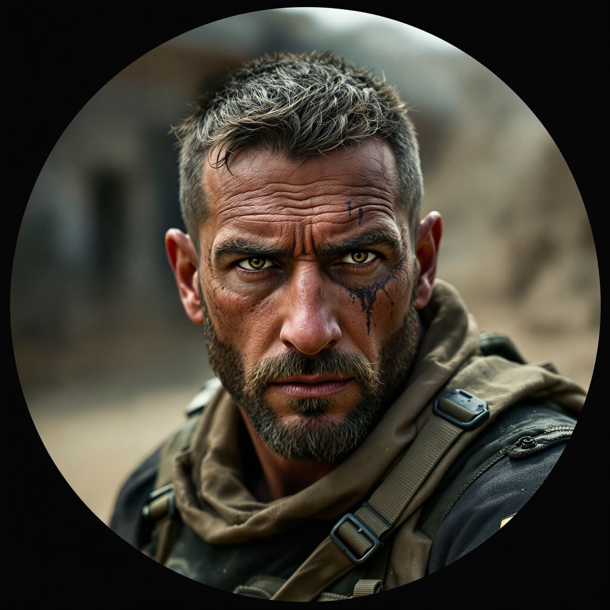 Rick Grimes profile image with intense personality and strong survival presence