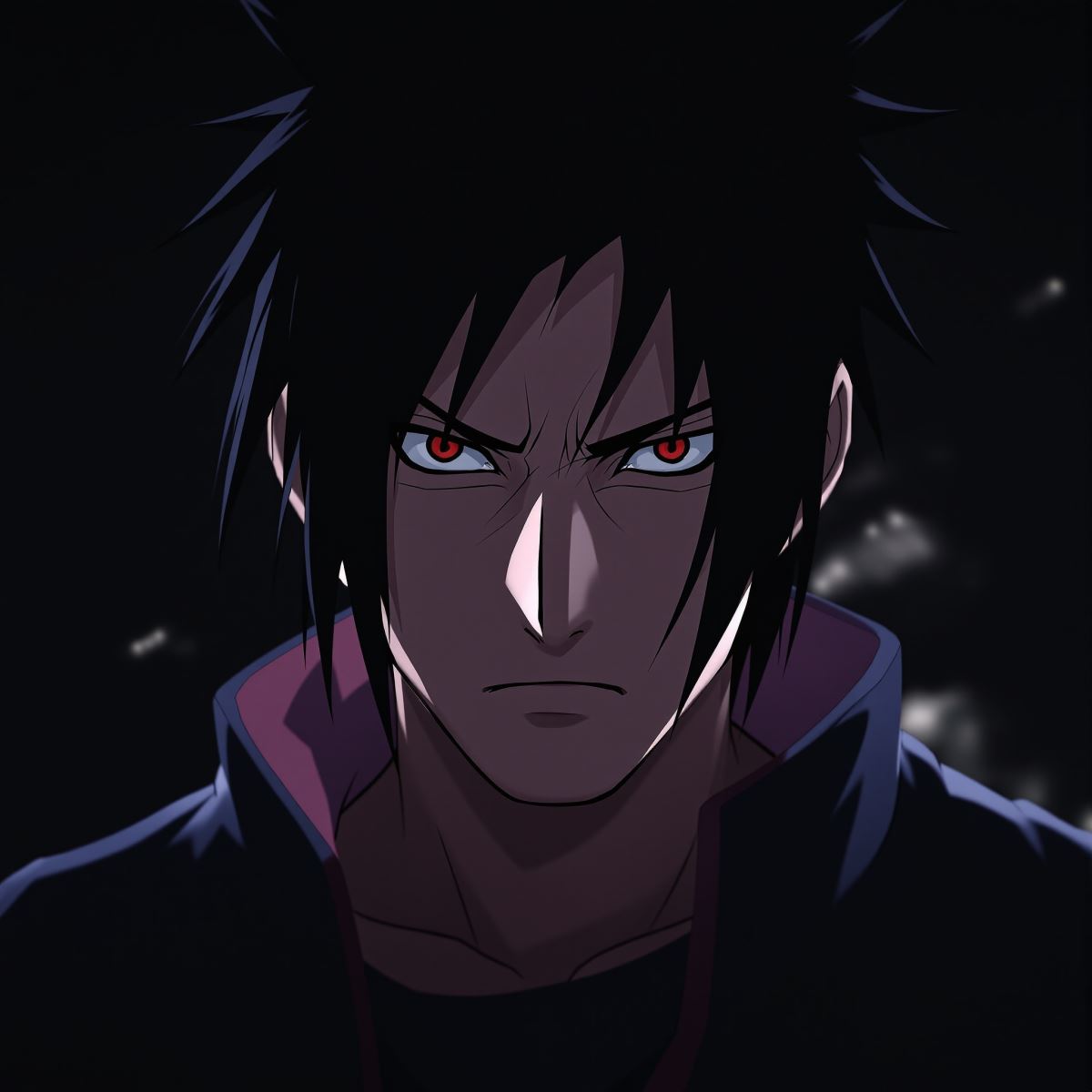 Sasuke profile picture with silent impact and powerful anime presence