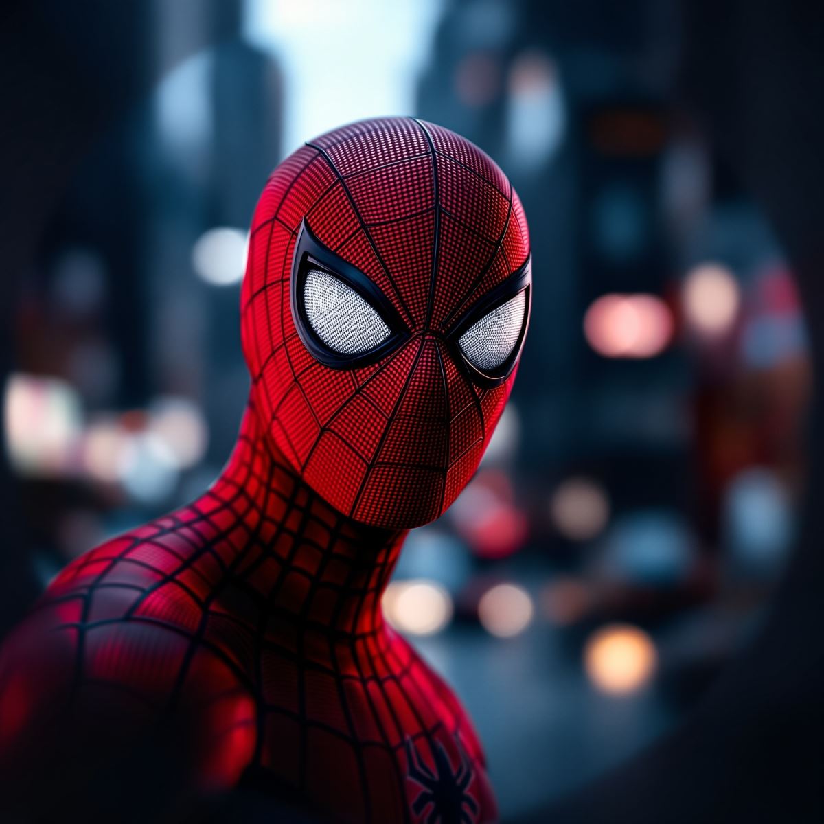 Spider Man avatar with strong identity and clean recognition for profile use