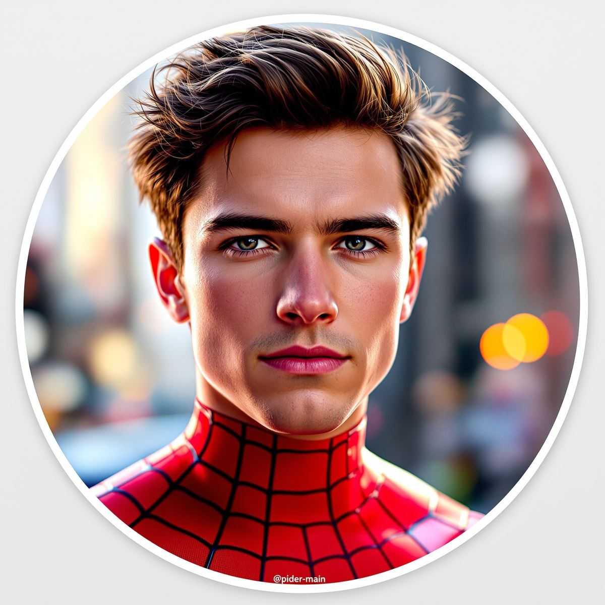 Spider Man profile image with dynamic energy and strong visibility