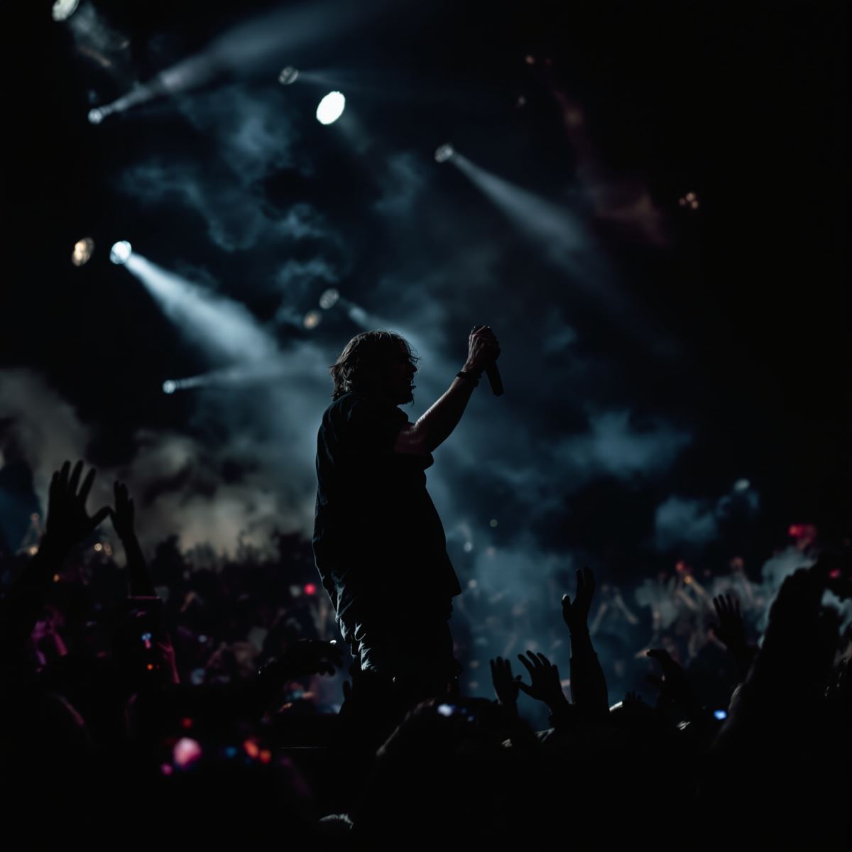 Travis Scott profile picture style avatar with stage energy and focused identity signal
